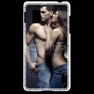 Coque LG Optimus G Couple câlin sexy 3