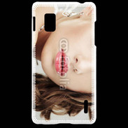 Coque LG Optimus G femme glamour pensante