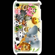 Coque iPhone 3G / 3GS Cartoon animaux fun