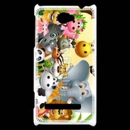 Coque HTC Windows Phone 8S Cartoon animaux fun