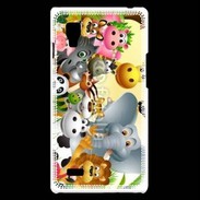 Coque LG Optimus L9 Cartoon animaux fun