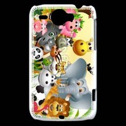 Coque HTC Wildfire G8 Cartoon animaux fun