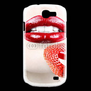 Coque Samsung Galaxy Express Bouche sexy rouge à lèvre gloss rouge fraise