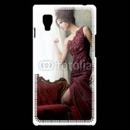 Coque LG Optimus L9 femme glamour pensante 2