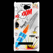 Coque HTC Windows Phone 8S Vintage cartoon comic