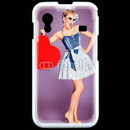 Coque Samsung ACE S5830 femme glamour coeur style betty boop