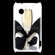 Coque Sony Xperia Typo coupe de champagne talons aiguilles 
