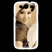 Coque Samsung Galaxy S3 Femme japonaise glamour 1