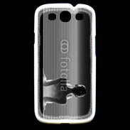 Coque Samsung Galaxy S3 femme glamour noir et blanc