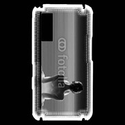 Coque Samsung Player One femme glamour noir et blanc