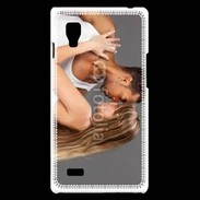 Coque LG Optimus L9 Couple métisse 1