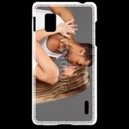 Coque LG Optimus G Couple métisse 1