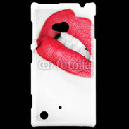 Coque Nokia Lumia 720 bouche sexy rouge à lèvre gloss crayon contour