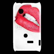 Coque Sony Xperia Typo bouche sexy rouge à lèvre gloss crayon contour