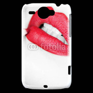 Coque HTC Wildfire G8 bouche sexy rouge à lèvre gloss crayon contour