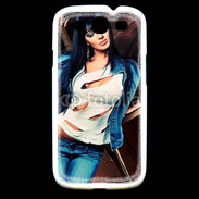 Coque Samsung Galaxy S3 Brune fashion 1