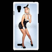 Coque LG Optimus L9 Femme sexy lapin