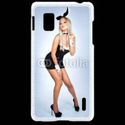 Coque LG Optimus G Femme sexy lapin