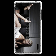 Coque LG Optimus G Femme sexy canapé