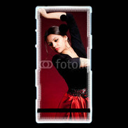 Coque Sony Xperia P danseuse flamenco 2