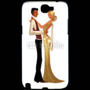 Coque Samsung Galaxy Note 2 Couple glamour dessin