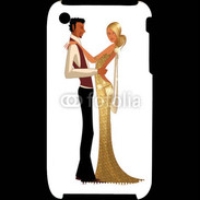 Coque iPhone 3G / 3GS Couple glamour dessin