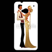 Coque HTC One Couple glamour dessin