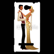Coque HTC Windows Phone 8S Couple glamour dessin