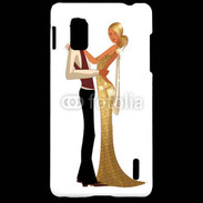 Coque LG Optimus G Couple glamour dessin