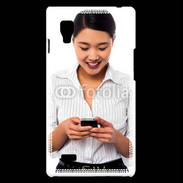 Coque LG Optimus L9 Femme asie glamour