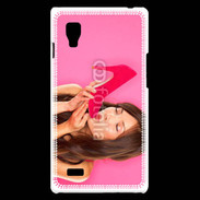 Coque LG Optimus L9 Femme asie glamour 2