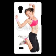 Coque LG Optimus L9 Femme asie sportive