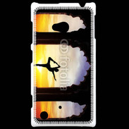 Coque Nokia Lumia 720 Danseuse yoga temple couché de soleil
