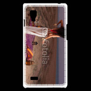 Coque LG Optimus L9 Danseuse orientale dune désert