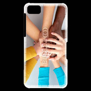 Coque Blackberry Z10 Solidarité metissage