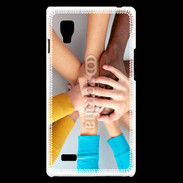 Coque LG Optimus L9 Solidarité metissage