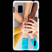 Coque LG Optimus G Solidarité metissage