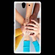 Coque Sony Xperia Z Solidarité metissage