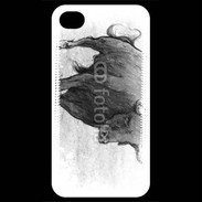 Coque iPhone 4 / iPhone 4S Dessin de taureau de corrida