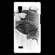 Coque LG Optimus L9 Dessin de taureau de corrida