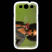 Coque Samsung Galaxy S3 Femme metisse noire 3