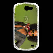 Coque Samsung Galaxy Express Femme metisse noire 3