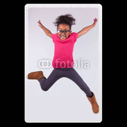 Etui carte bancaire Jeune fille africaine joyeuse