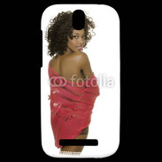 Coque HTC One SV Femme africaine glamour et sexy