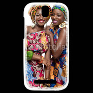 Coque HTC One SV Femme Afrique 2