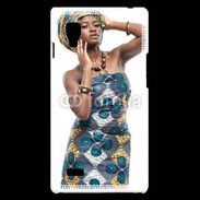 Coque LG Optimus L9 Femme Afrique 4