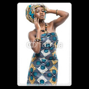 Etui carte bancaire Femme Afrique 4