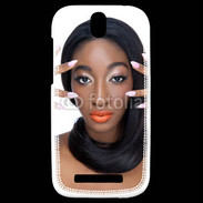 Coque HTC One SV Femme africaine glamour et sexy 3