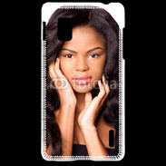 Coque LG Optimus G Femme métisse 2