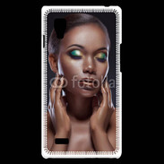 Coque LG Optimus L9 Femme africaine glamour et sexy 4